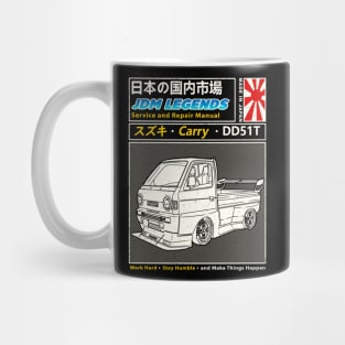 Suzuki Carry DD51T Minitruck Manual Book Cover Mug